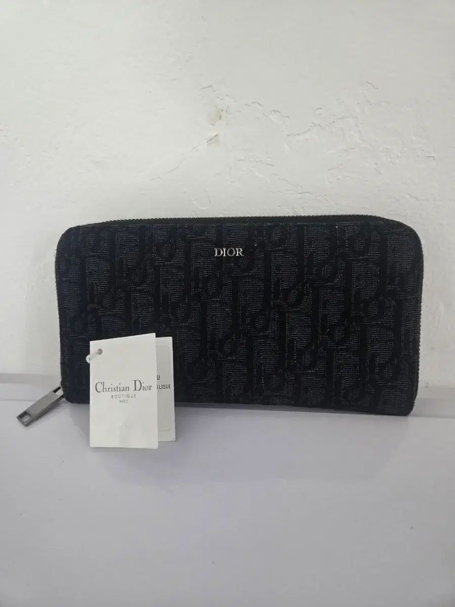 ディオール dior 長財布 ジッパー dior オブリーク Christian Dior オブリーク 長財布