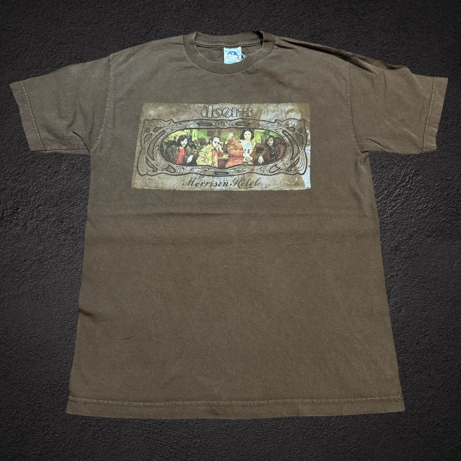 The Doors Morrison Hotel Band Tee ALSTYLE AAA Faded Brown Vintage 