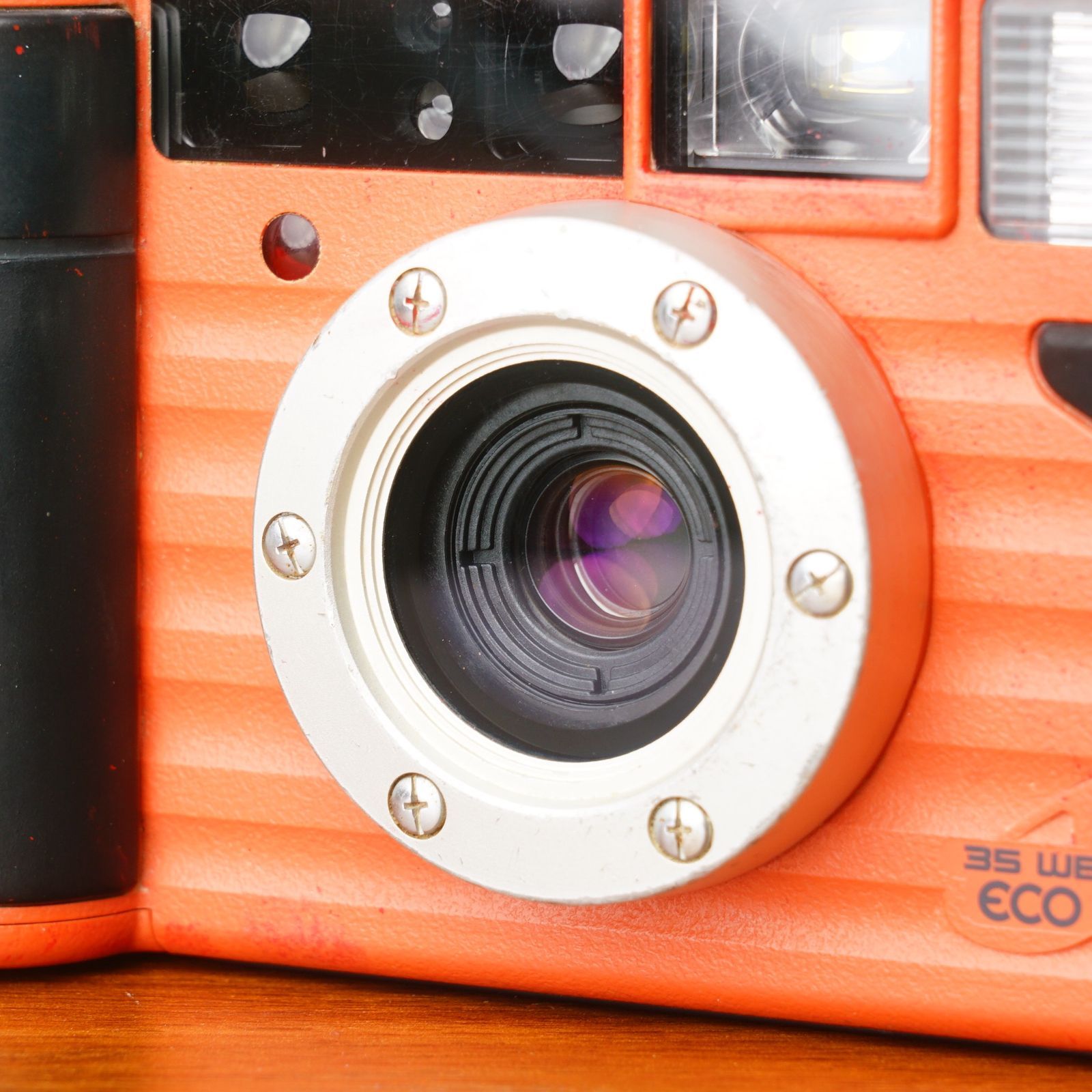 美品/完動品】Konica コニカ 現場監督 35WB ECO オレンジ 美品/完動品
