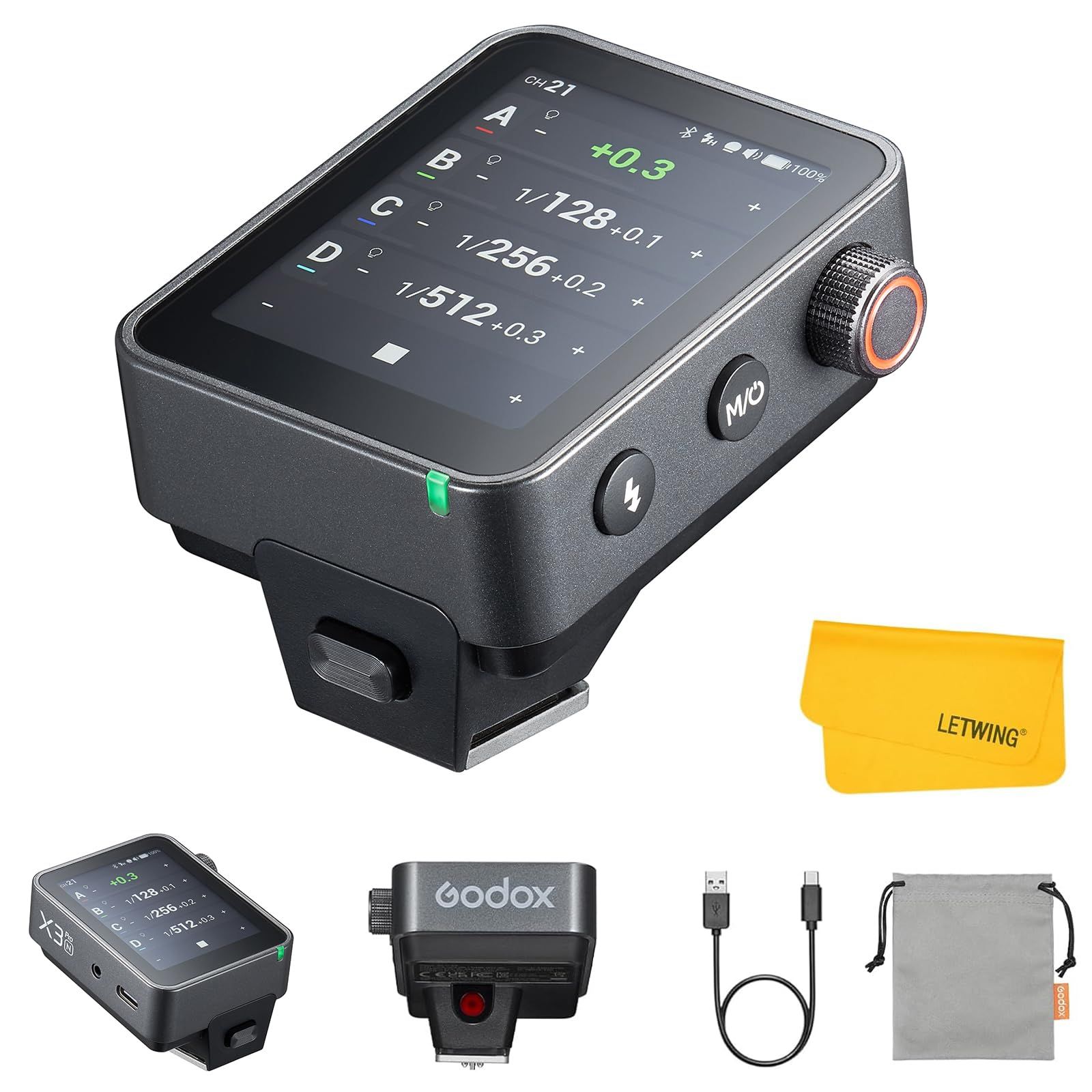 新品 技適マーク GODOX X3 Pro N X3Pro N フラッシュ トリガー 送信機 2.4G ワイヤレス Flash Trigger Nikon に対応 TTL オート/マニュアル/マルチフラッシュ X3 ニコンカメラに対応