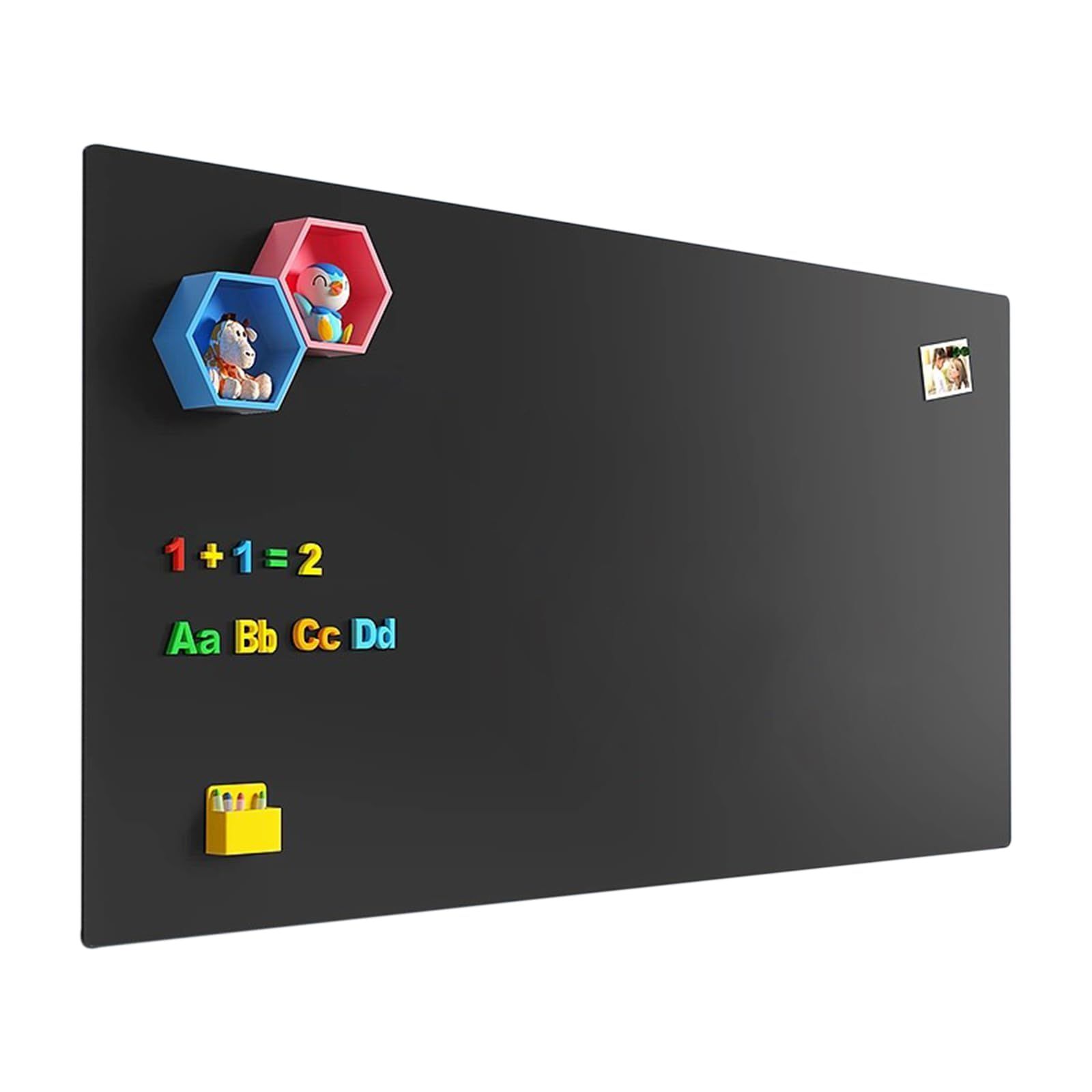 新品 TidySpace ホワイトボードシート 子供用 複数サイズオプション 貼ってはがせる ホワイトボード 壁に貼る おしゃれ おえかきボード マグネット付きの物を取り付け可能 大型サイズ 50×60cm 黒板シート 会議室 保育園 学校 オフィスメモ 教育