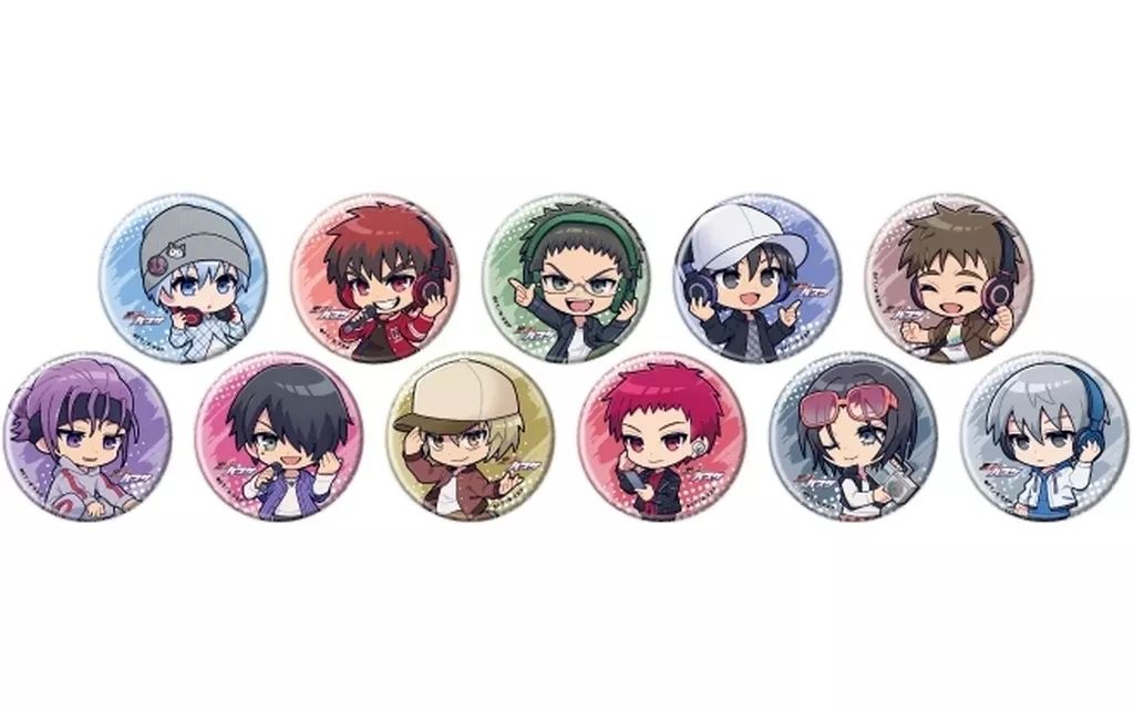 [Brand New] Badge Bins [Box] Kuroko's Basketball Can Badge 33. Hip Hop Ver. Minicar illustration