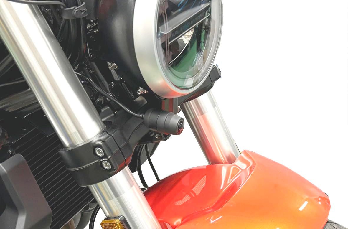 新品 キジマ(Kijima) バイクパーツ カメラステー ドライブレコーダーフロント用 スチール製ブラック仕上げ X350 HD-06710
