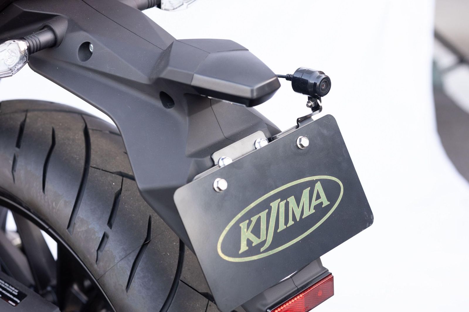新品 キジマ(Kijima) バイクパーツ カメラステー ドライブレコーダーフロント用 スチール製ブラック仕上げ X350 HD-06710