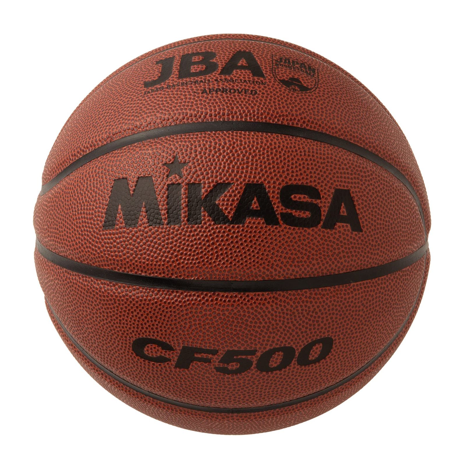 新品 ミカサ(MIKASA) バスケットボール 5号 日本バスケットボール協会 検定球 (男子用・女子用・小学生) ミニバスケット 人工皮革 茶 CF500 推奨内圧0.63(kgf/)