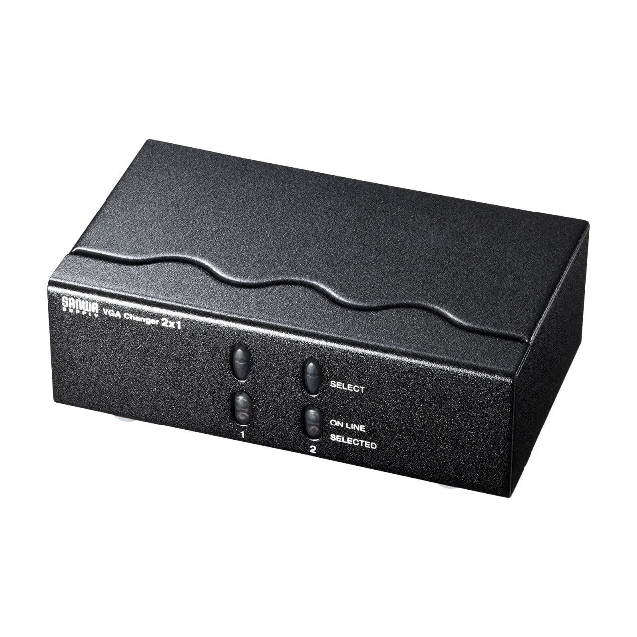 新品 サンワサプライ ディスプレイ切替器（ミニD-sub（HD)15pin用）・2回路 SW-EV2N2