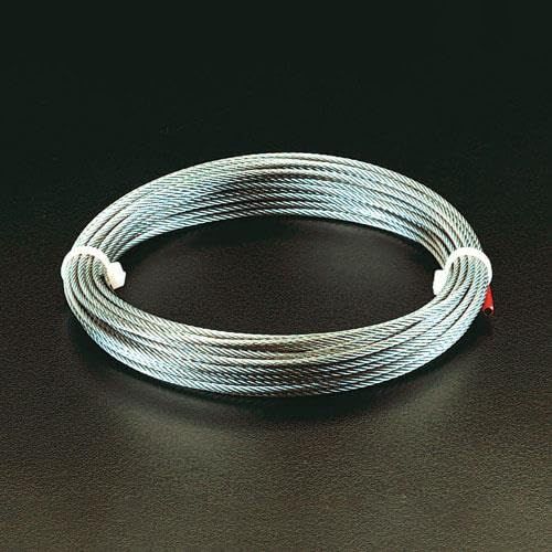 新品 6.0 mmx30m/7x7 ワイヤーロープ(ｽﾃﾝﾚｽ製)