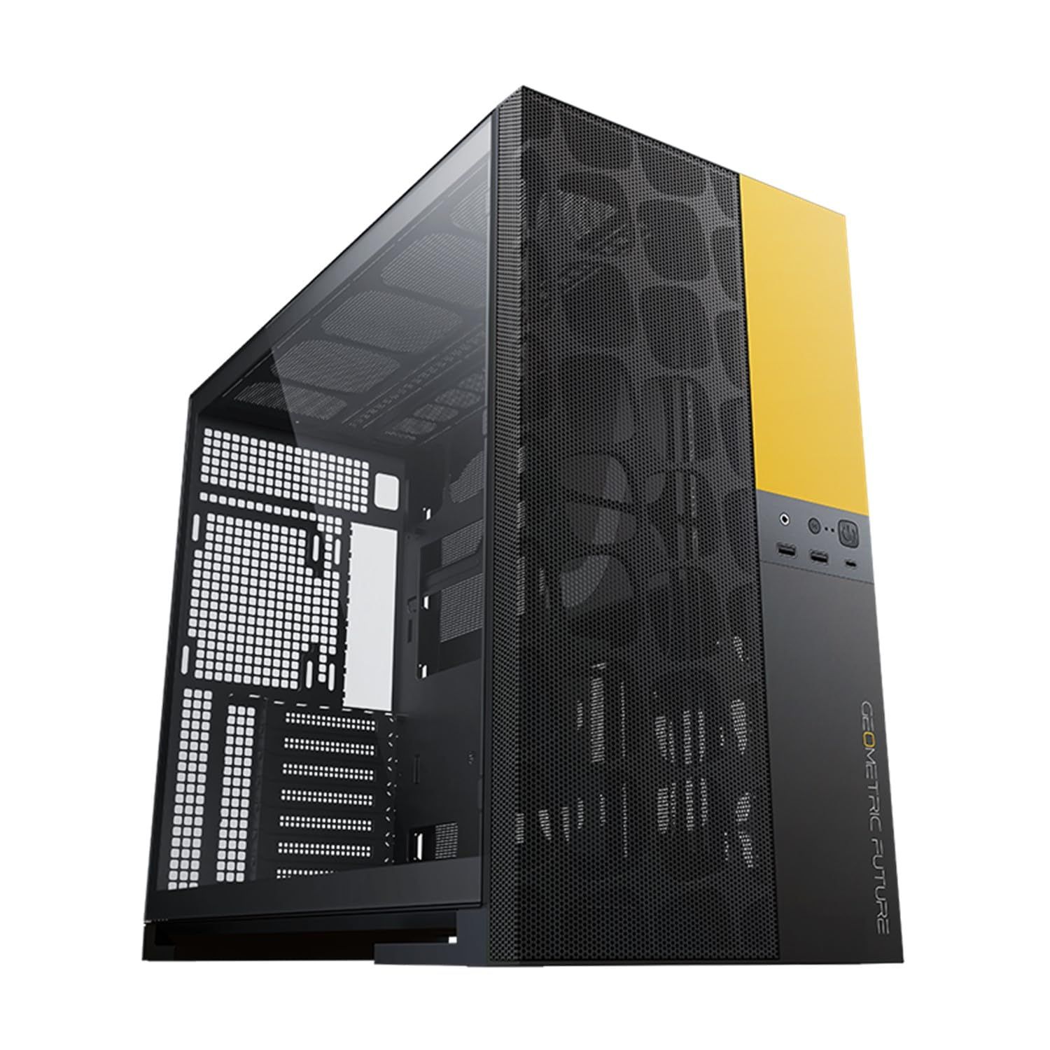 新品 GEOMETRIC FUTURE ミドルタワーPCケース Model 5 Vent Black フロントメッシュパネル RTX 40シリーズGPU / 420mmラジエーター搭載可能 E-ATX/ATX/Micro-ATX/ITX規格対応 日本正規代理店