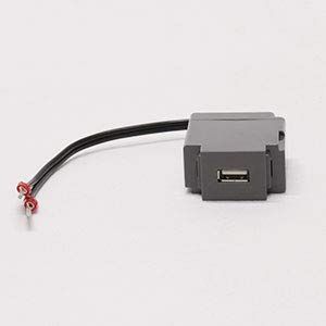 新品 ノア 組替式USBコンセント H-VFFコード150mm 1個モジュール 1ポート 入力100V AC 出力2.4A 5V DC スマートIC搭載 グレー N-USB0241GR