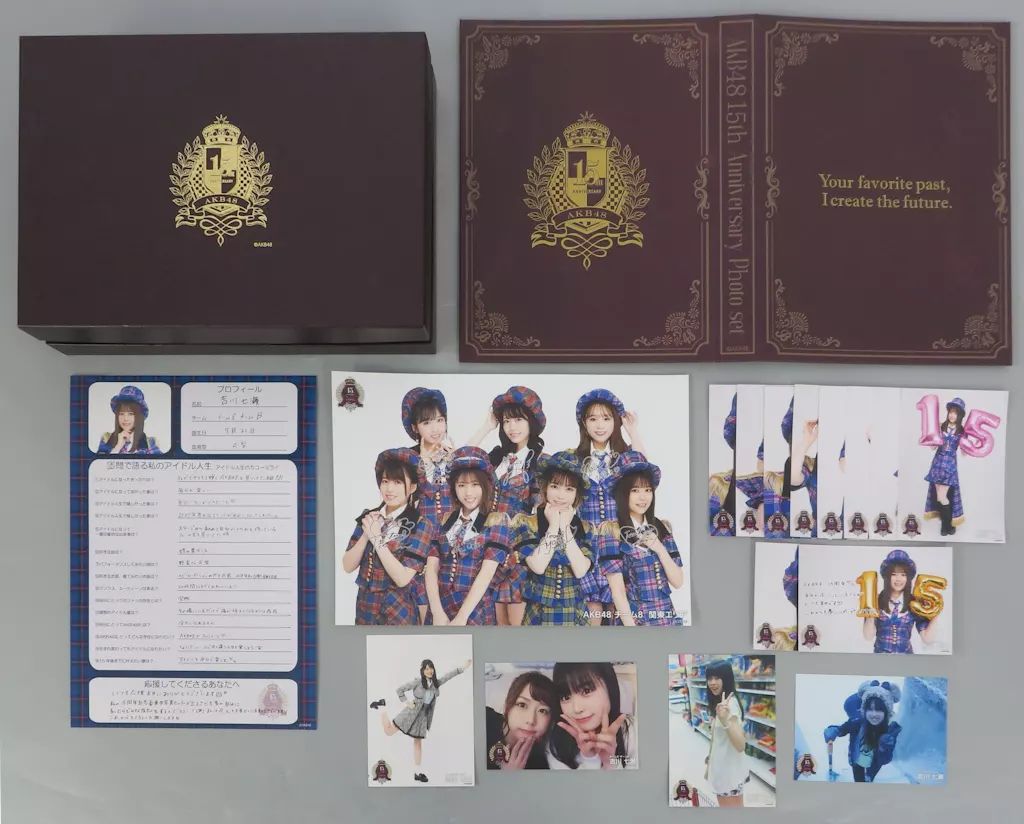 【中古】雑貨 吉川七瀬 AKB48 15周年記念 豪華生写真セット～きみが好きなカコ、ぼくが作るミライ～