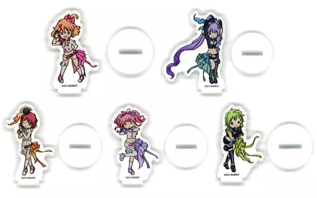 中古】アクリルスタンド・アクリルパネル 全5種セット 「マクロスΔ 04