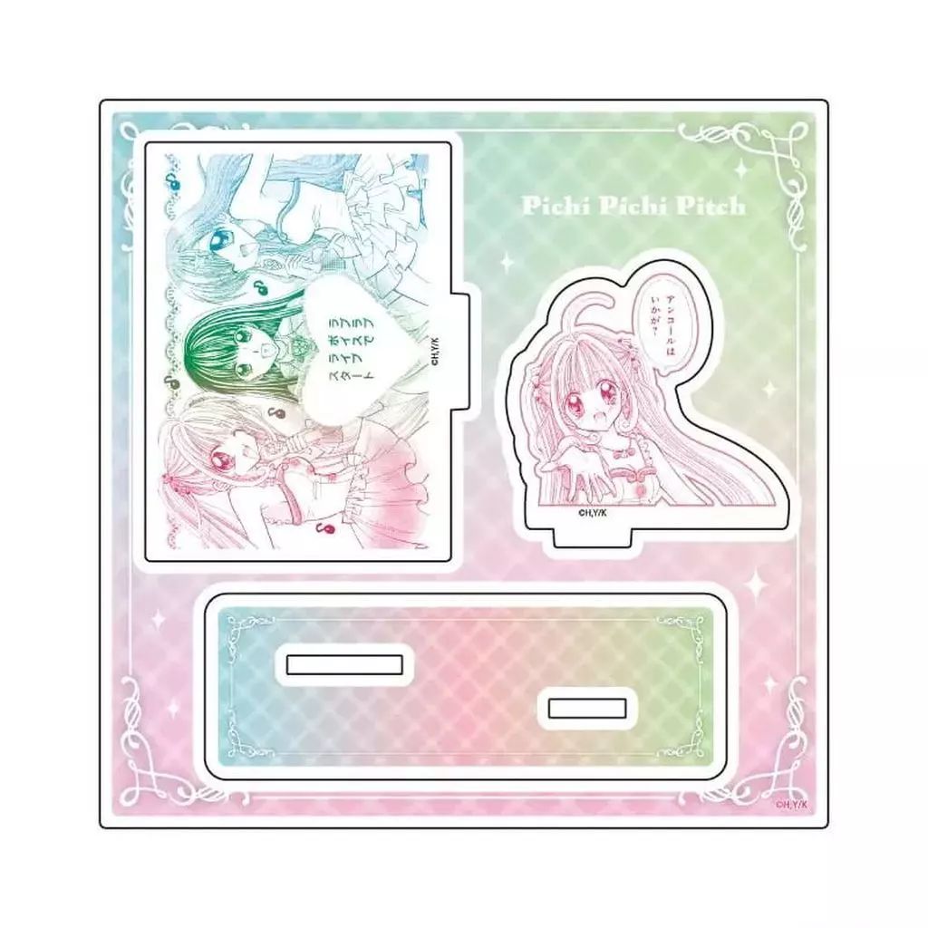 中古】アクリルスタンド・アクリルパネル 01.るちあ＆波音＆リナA(公式