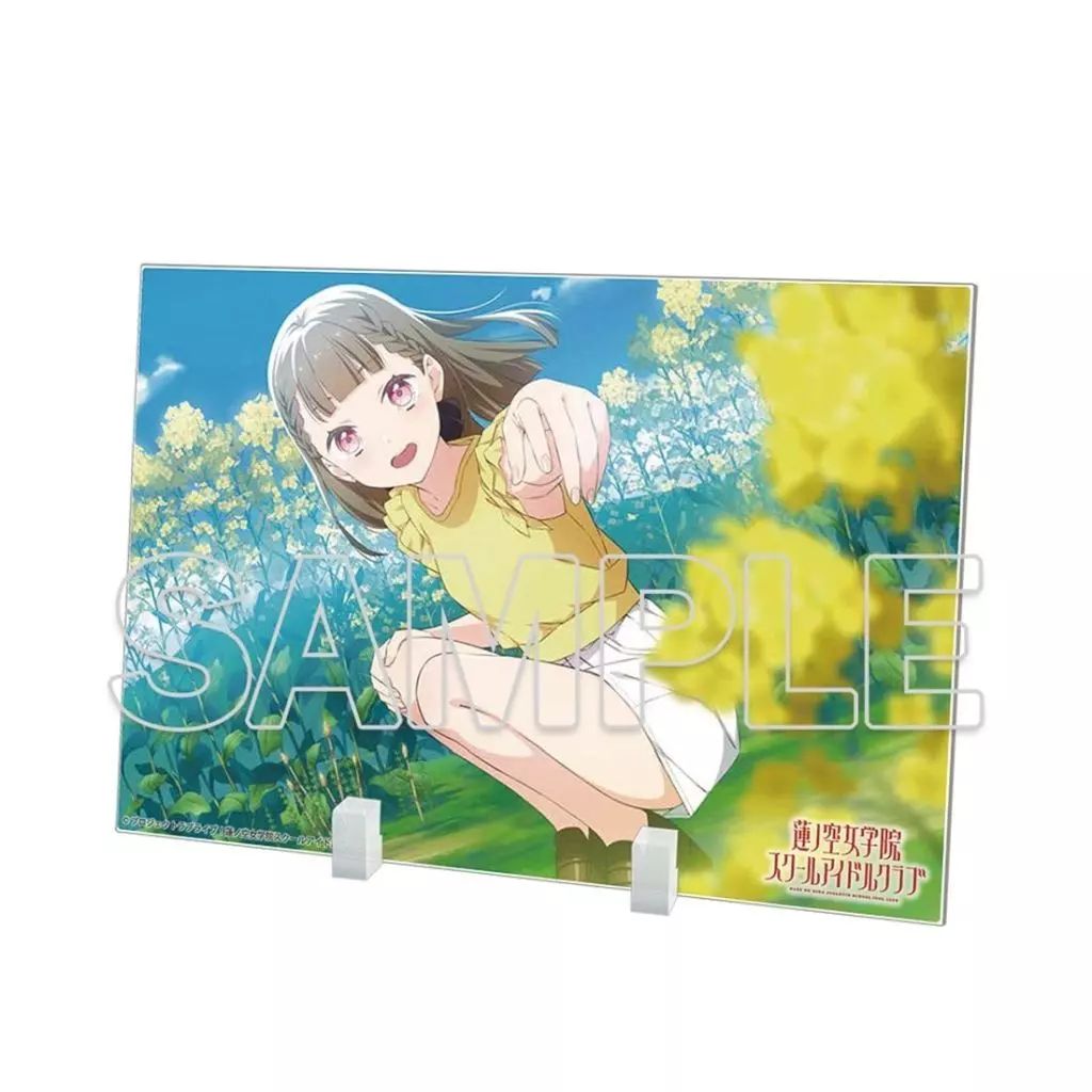 中古】アクリルスタンド・アクリルパネル 徒町小鈴 アクリルプレート 