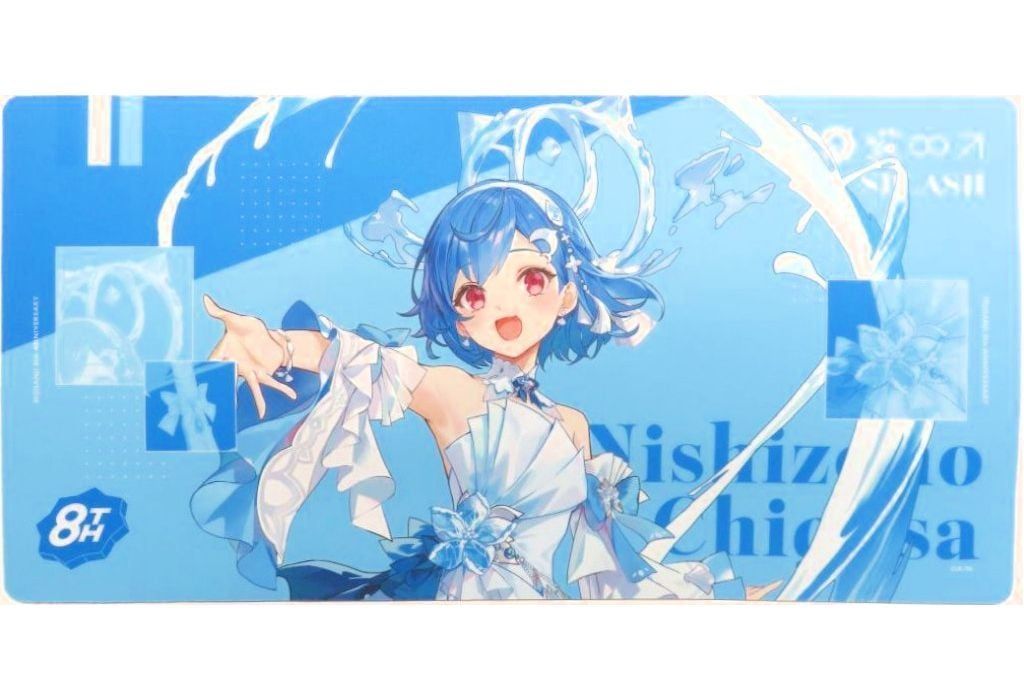 中古】サプライ にじさんじ 8th Anniversary ラバーマット(プレイ