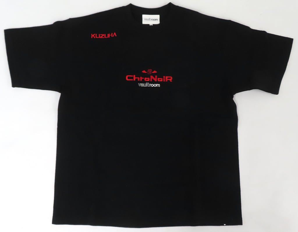葛葉 ChroNoiR KUZUHA TEE BLACK Tシャツ　にじさんじ 中古】Tシャツ 葛葉 ChroNoiR KUZUHA TEE ブラック Mサイズ
