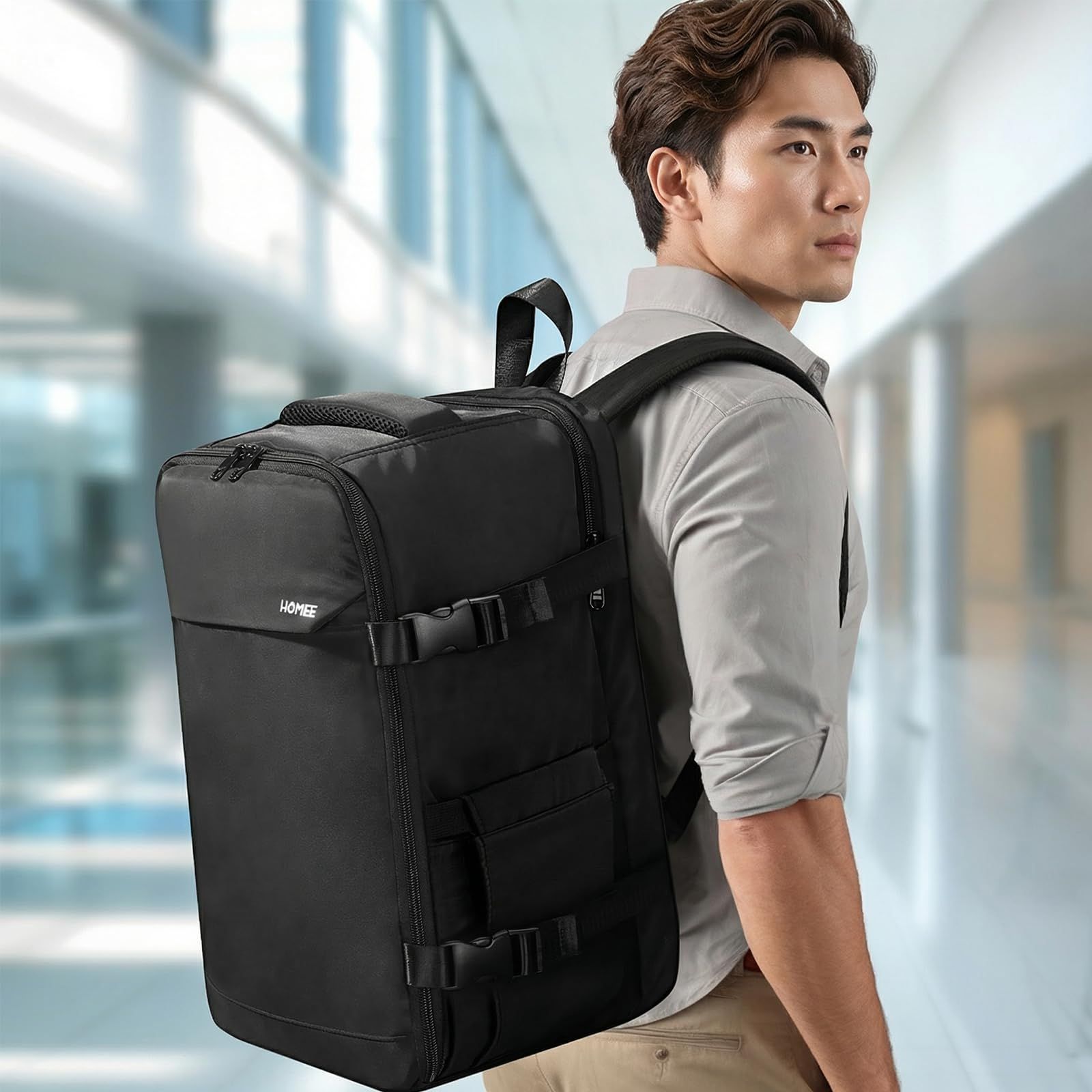 在庫処分】メンズ 軽量 大容量 25L-32L カジュアルリュック 15.6インチ 