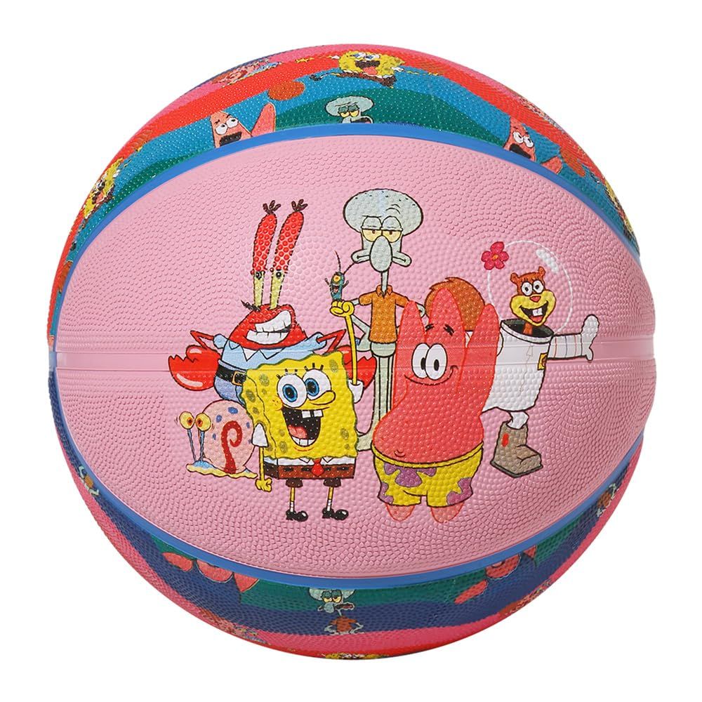 新品 SPALDING (スポルディング) スポンジ・ボブ キャラクター ラバー 6号球 85-044J バスケ バスケットボール 外用 コラボレーション の商品写真