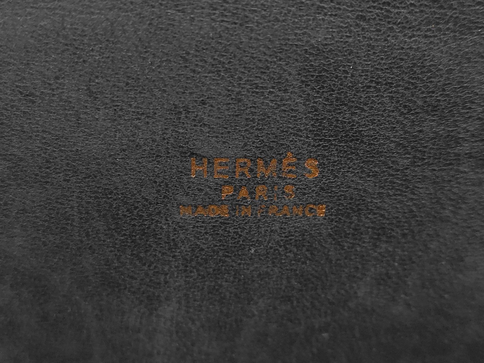 HERMES エルメス ボリード35 ネイビー クシュベル 〇V刻印 