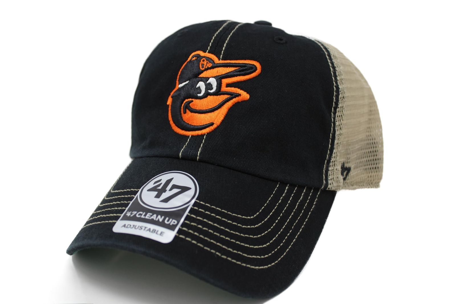新品 47 Brand (フォーティーセブンブランド) メッシュキャップ TRAWLER 47 CLEAN UP MLB ボルチモア オリオールズ