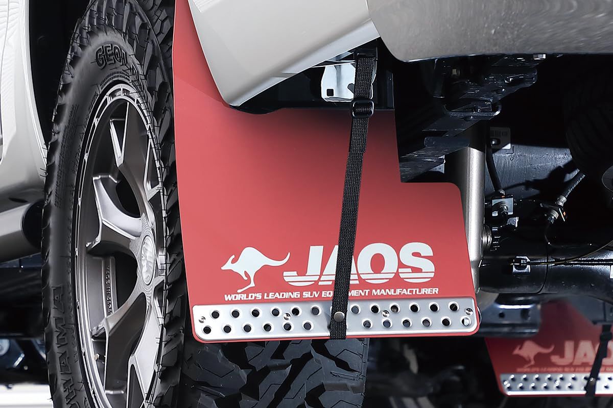 新品 ジャオス(Jaos) マッドガードIII リヤセット レッド ハイラックス 