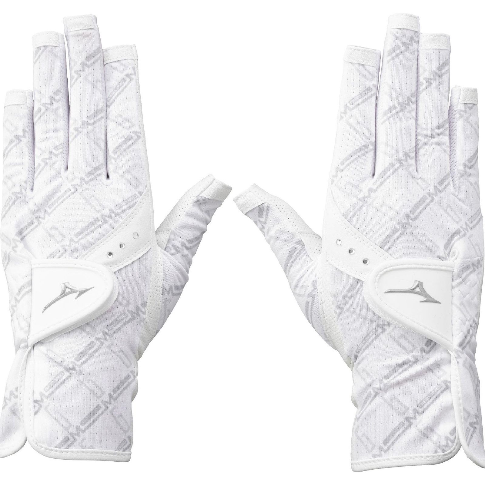 新品 MIZUNO(ミズノ) ゴルフグローブ クールグリップ ウィメンズ 両手用 ホワイト WM(18-19cm) 5MGWB502