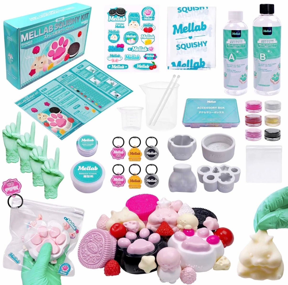 大人気商品！【MELLAB スクイーズキット】MELLAB 猫の爪キット - メルカリ