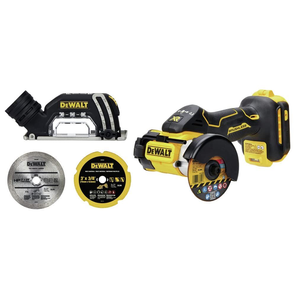 新品 DEWALT(デウォルト) 20V MAXカットオフツール 3in1 ブラシレス 難易材料通電 LED作業灯 裸工具のみ (DCS438B)