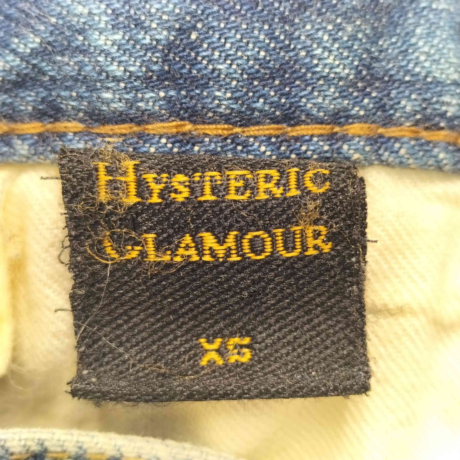 ヒステリックグラマー HYSTERIC GLAMOUR スタッズ付き スキニーデニム