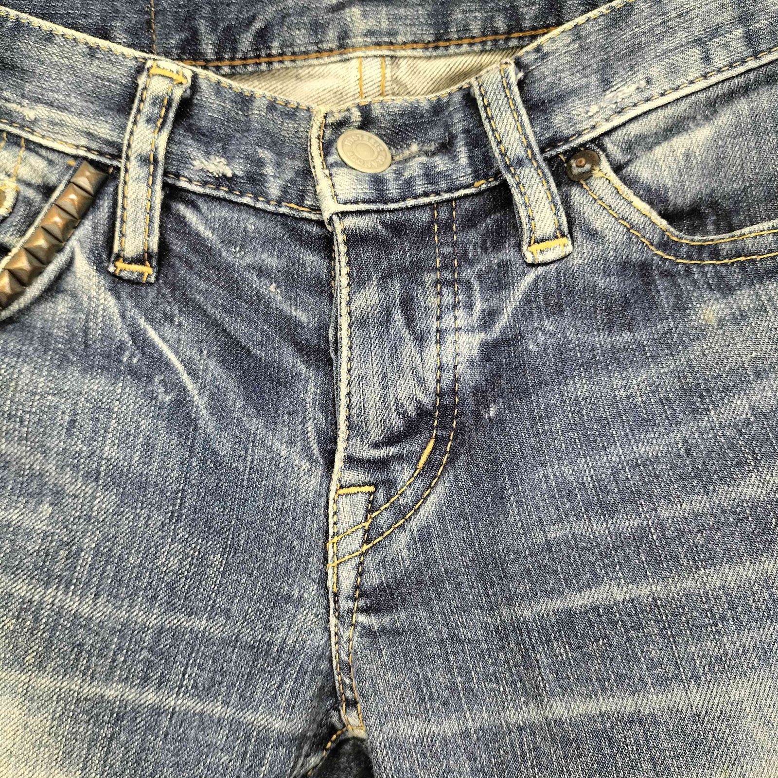 ヒステリックグラマー HYSTERIC GLAMOUR スタッズ付き スキニーデニム
