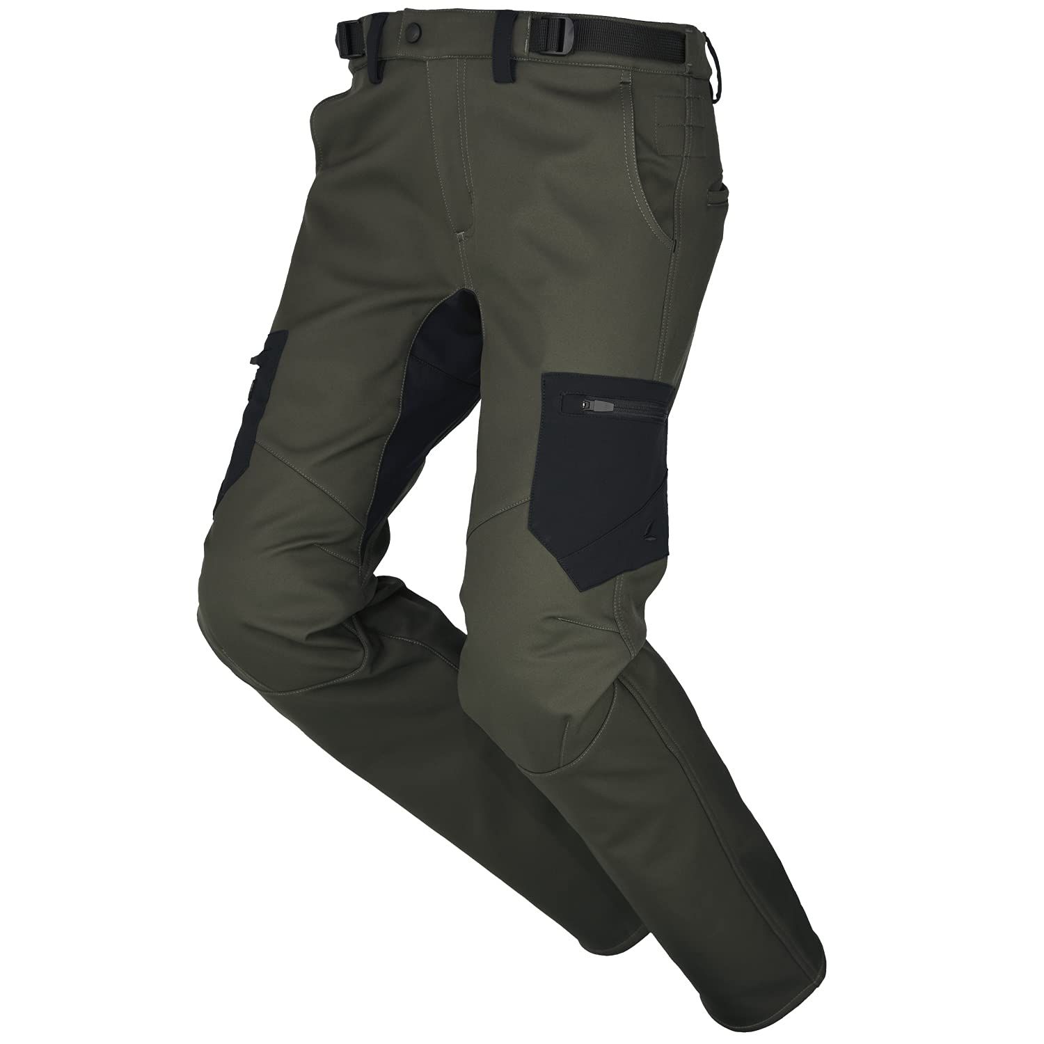 新品 RSタイチ(RS TAICHI) バイクウェア ライディングパンツ 秋冬 防風 防寒 保温 CEプロテクター内蔵 裏起毛 ストレッチ ウインドストップ ソフトシェル パンツ RSY555 COMBAT GRAPHITE BM ワイド