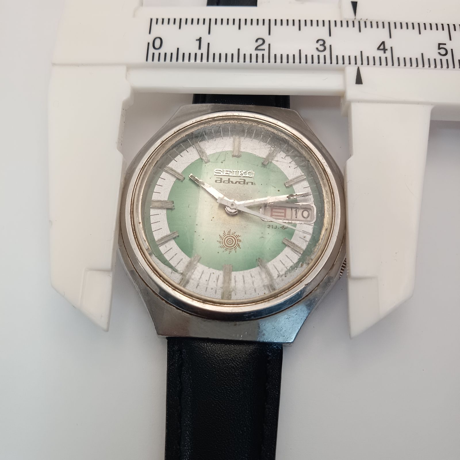 【動作品】SEIKO advan 7019-7280 自動巻き　メンズ腕時計 稼働 良品】0403-1 SEIKO advan セイコー アドバン 7019-7280 メンズ