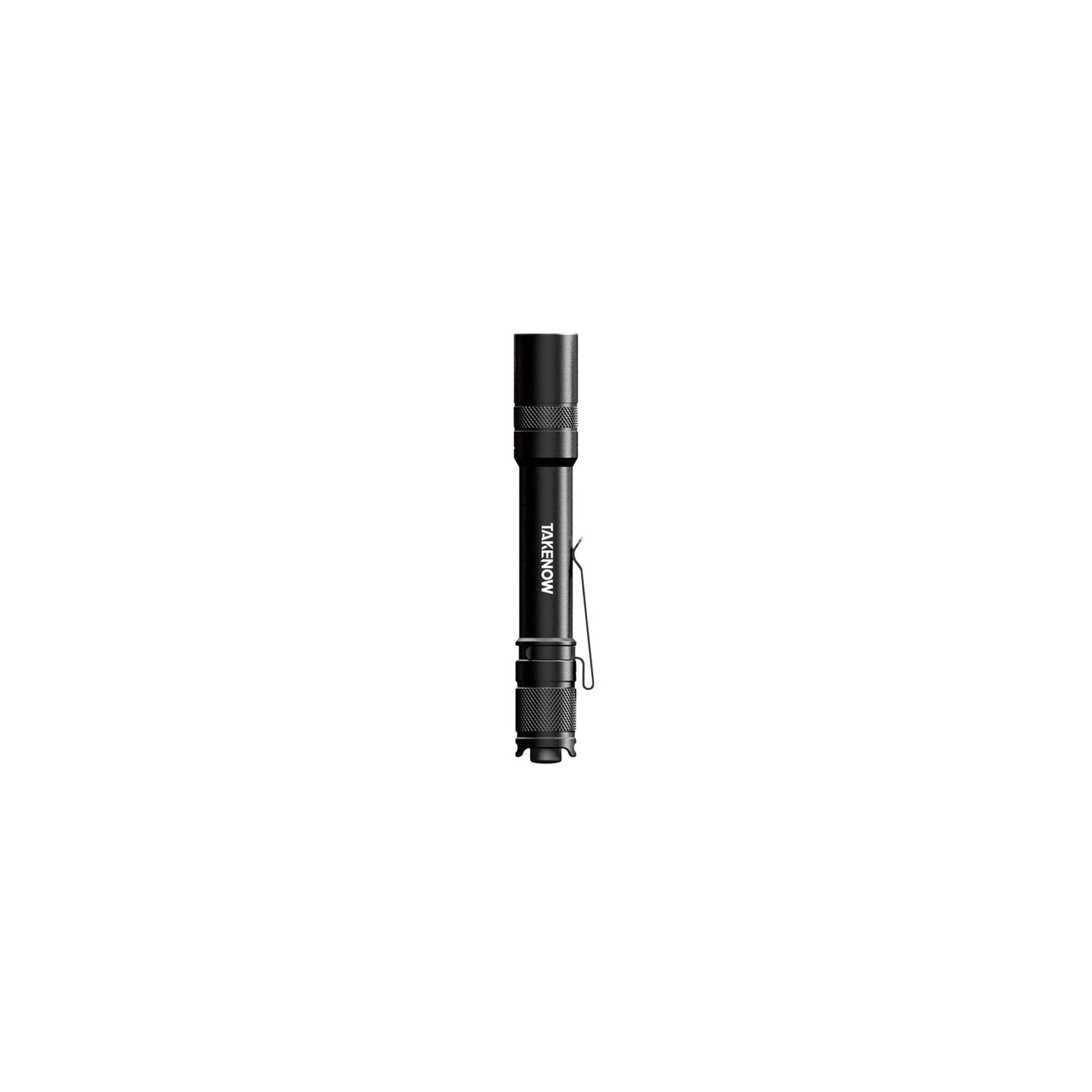 新品 TAKENOW テイクナウ 電池式LEDトーチライト 350ルーメン アルカリ電池2本 点灯距離約90m F141 黒
