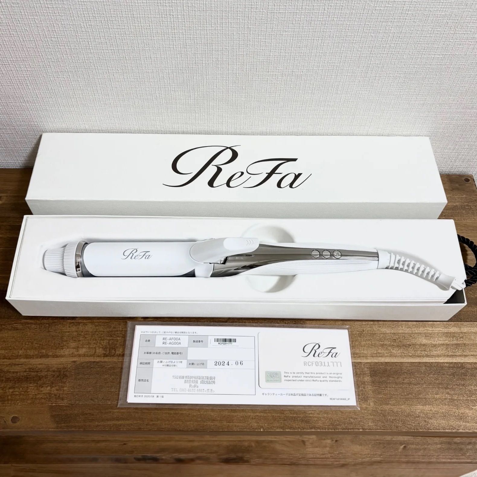 リファ ヘアアイロン 32mm ほぼ未使用 箱付き ReFa 32mm リファ ほぼ未