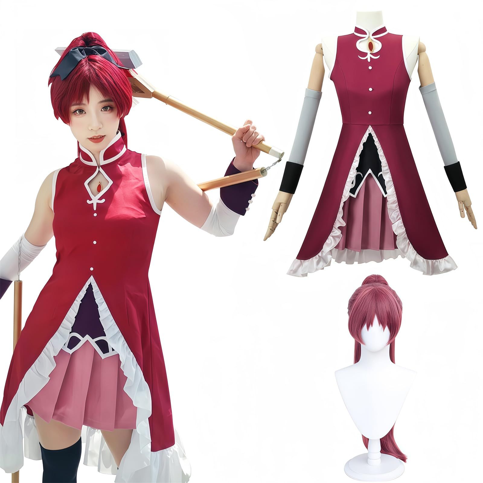 新品 [NOKIJP] まどマギ コスプレ 佐倉杏子 コスプレ衣装 さくら