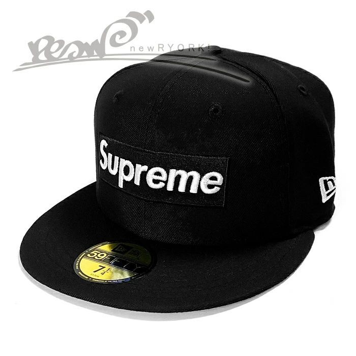 Supreme シュプリーム キャップ ニューエラ 黒 ブラック 送料無料 メンズ キャップ ブラック Supreme シュプリーム Shop Box