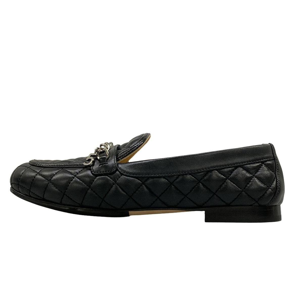 CHANEL(シャネル) ローファー 36 C レディース マトラッセ G37312 黒 