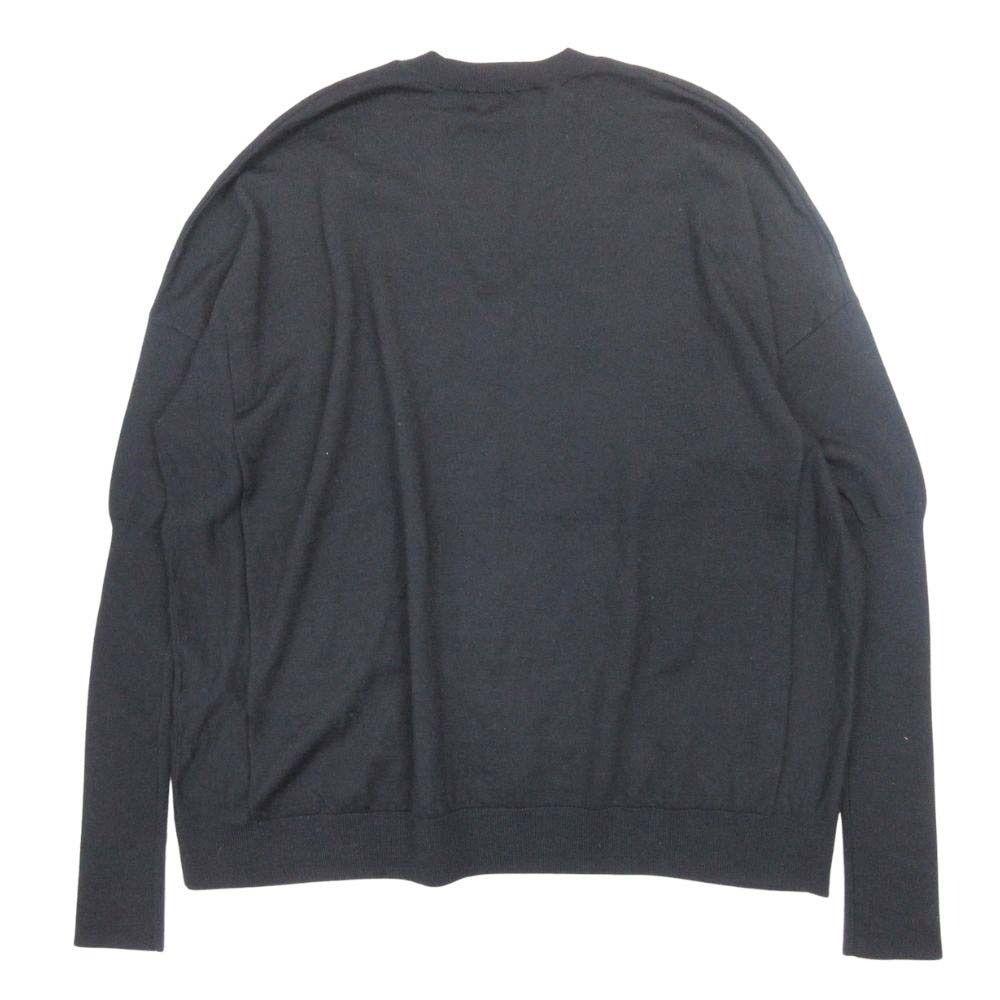 美品 19aw Acne Studios アクネストゥディオズ CALLA MERINO メリノウール ニット カットソー トップス Vネック XS 黒 レディース 古着 中古 USED 美品 19aw Acne Studios アクネストゥディオズ CALLA MERINO メリノ