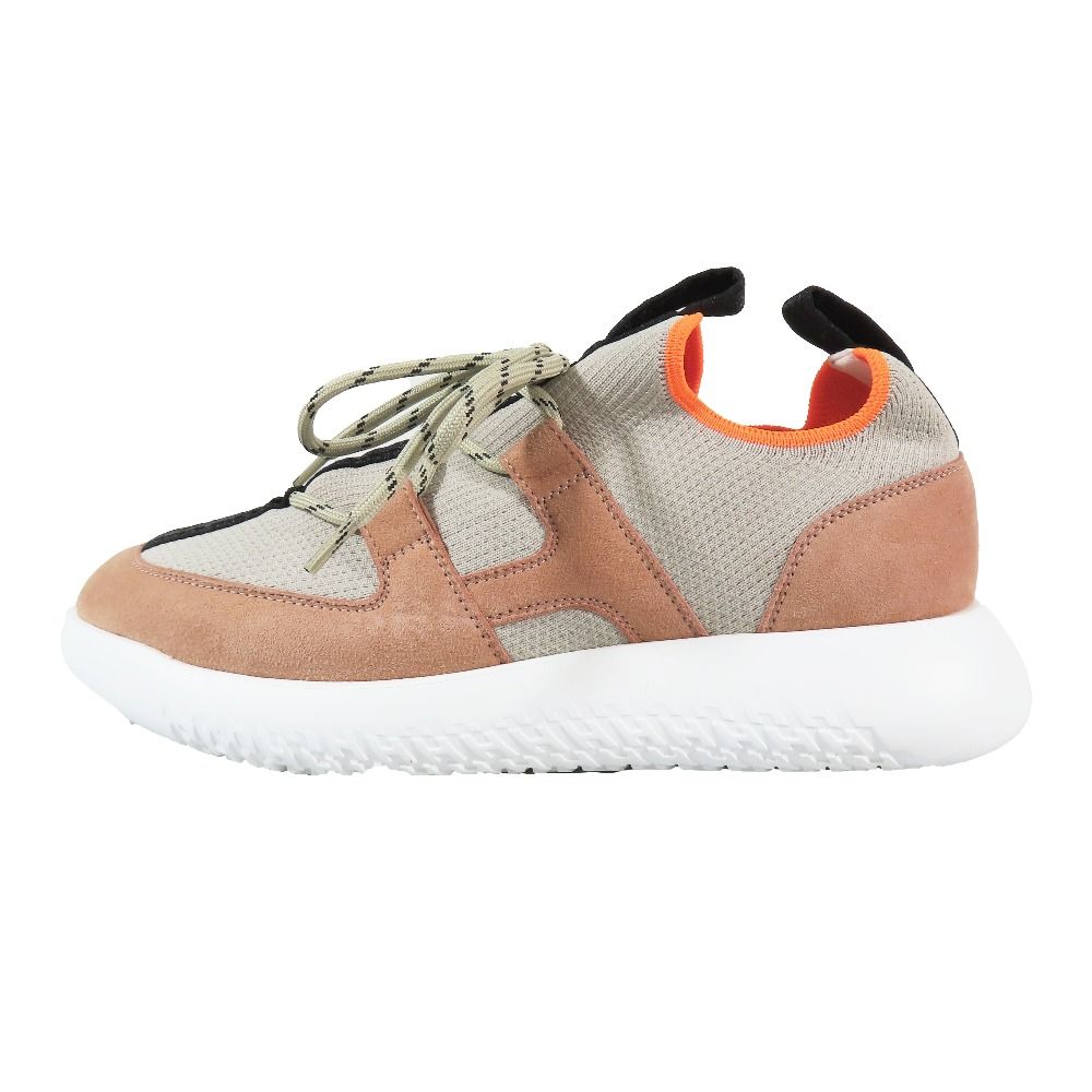 未使用 HERMES エルメス デュエル ローカット スニーカー スエード 