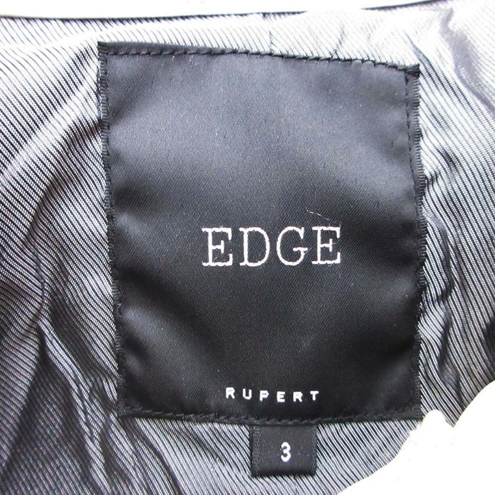 美品 EDGE RUPERT エッジ ルパート 羊革 ラムレザー ジャケット