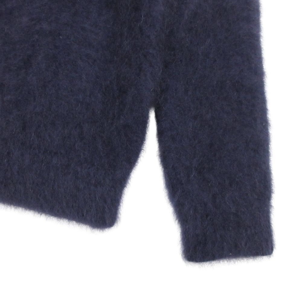 美品 19aw PARIGOT パリゴ スターラクーンニット Vネック 長袖 ロングスリーブ 星 ウール シャギー セーター F 紺 ネイビー レディース 古着 中古 USED 美品 19aw PARIGOT パリゴ スターラクーンニット Vネック 長袖 ロング
