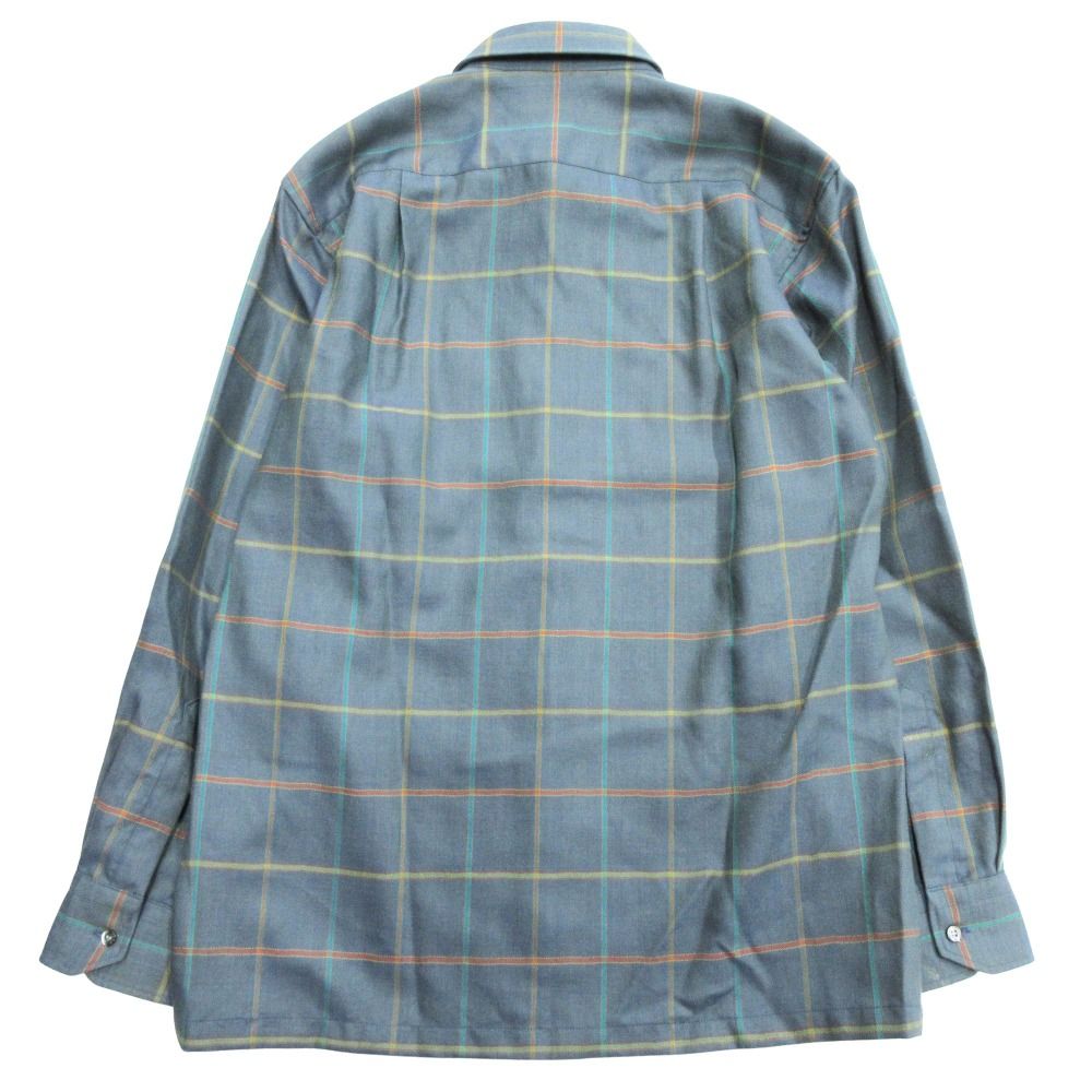 新作，人気 良品 DAKS ダックス チェック柄 ウール シャツ カットソー 