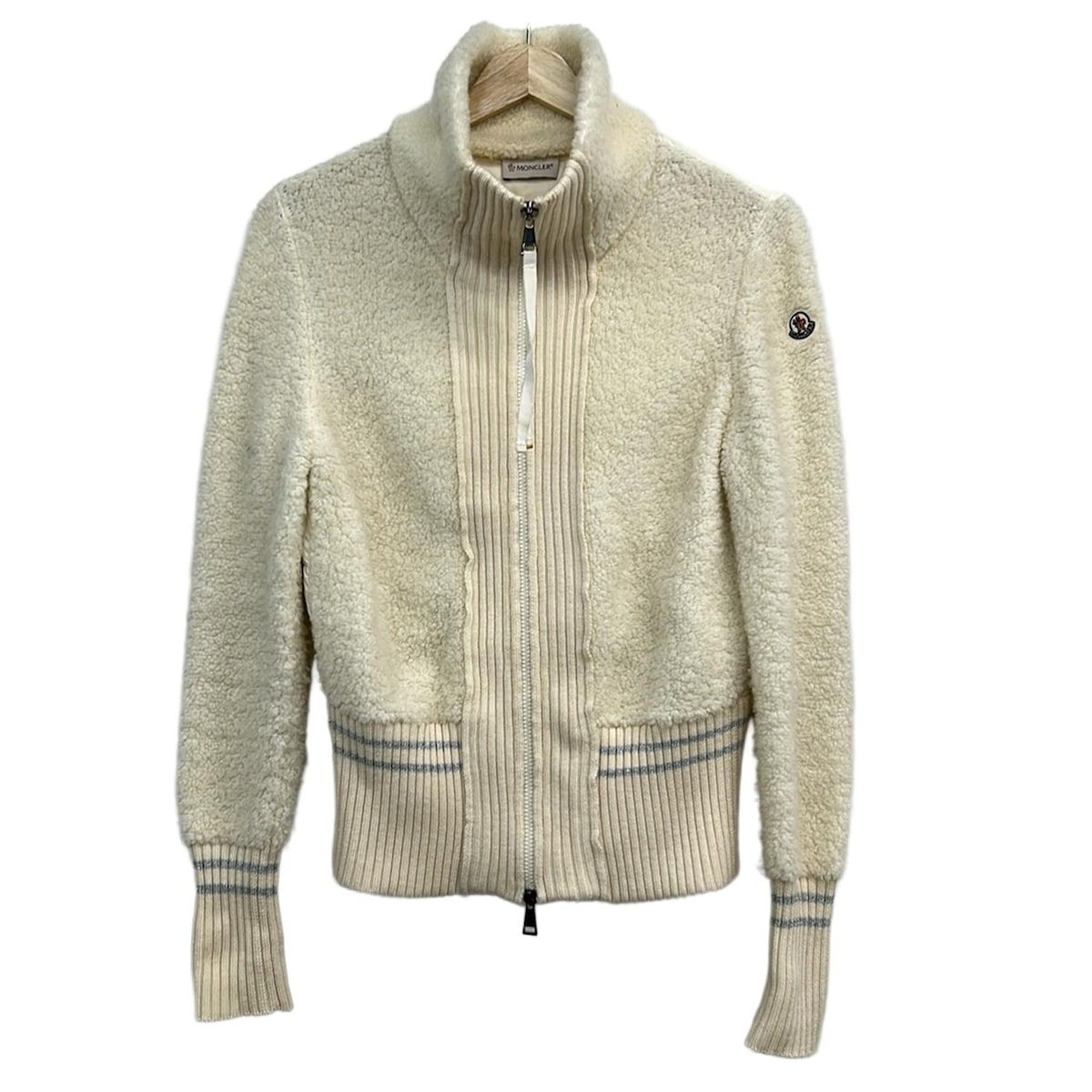 MONCLER(モンクレール) ブルゾン サイズS レディース MAGLIONE TRICOT 