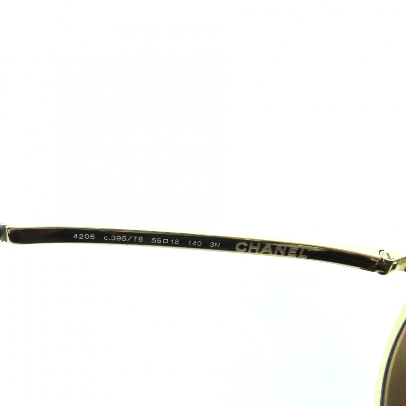 シャネル　サングラス　ココマーク　4206 c.124 6G 55◻︎18 140 極美品☆CHANEL シャネル 4206 ココマーク ボストン ミラーレンズ