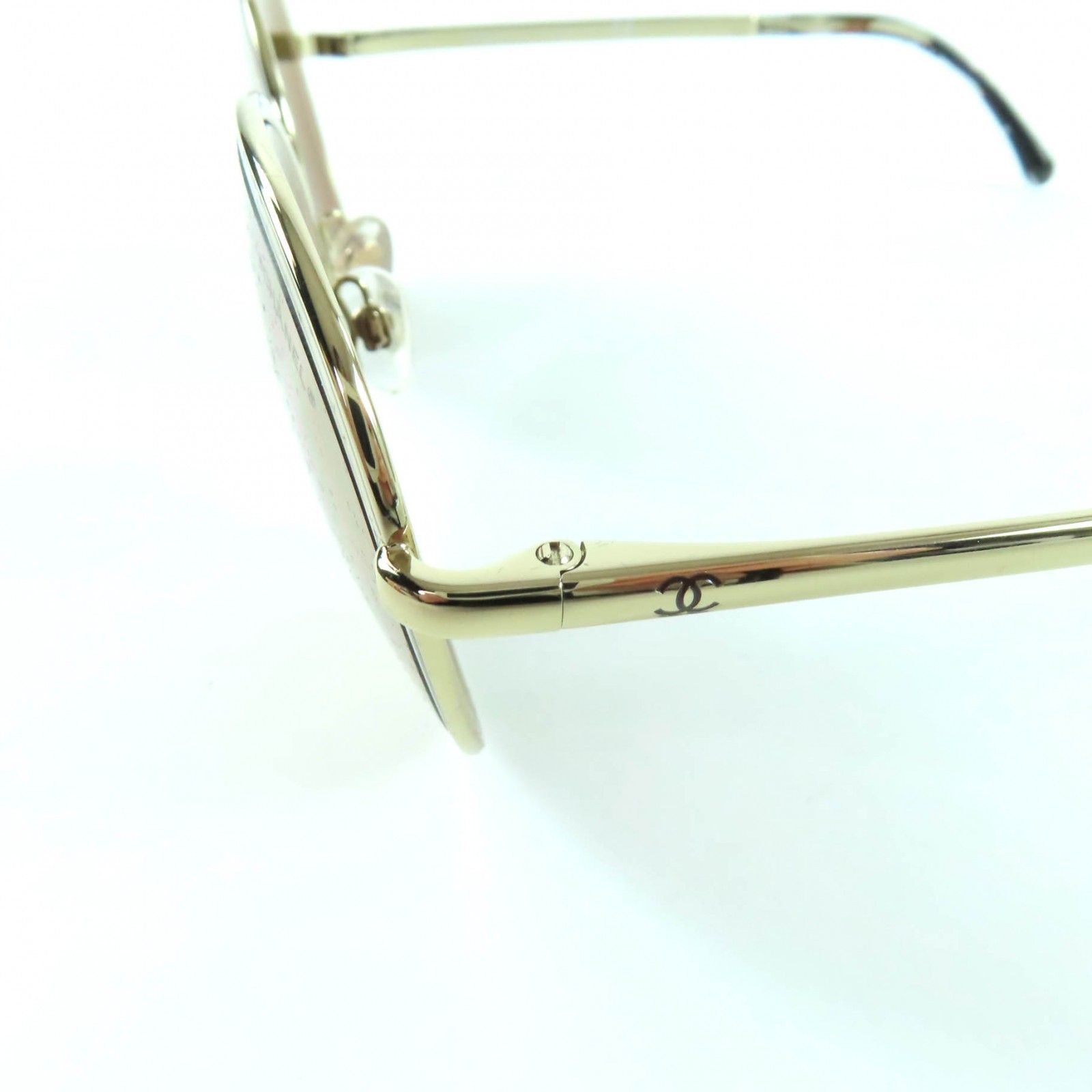 シャネル　サングラス　ココマーク　4206 c.124 6G 55◻︎18 140 極美品☆CHANEL シャネル 4206 ココマーク ボストン ミラーレンズ