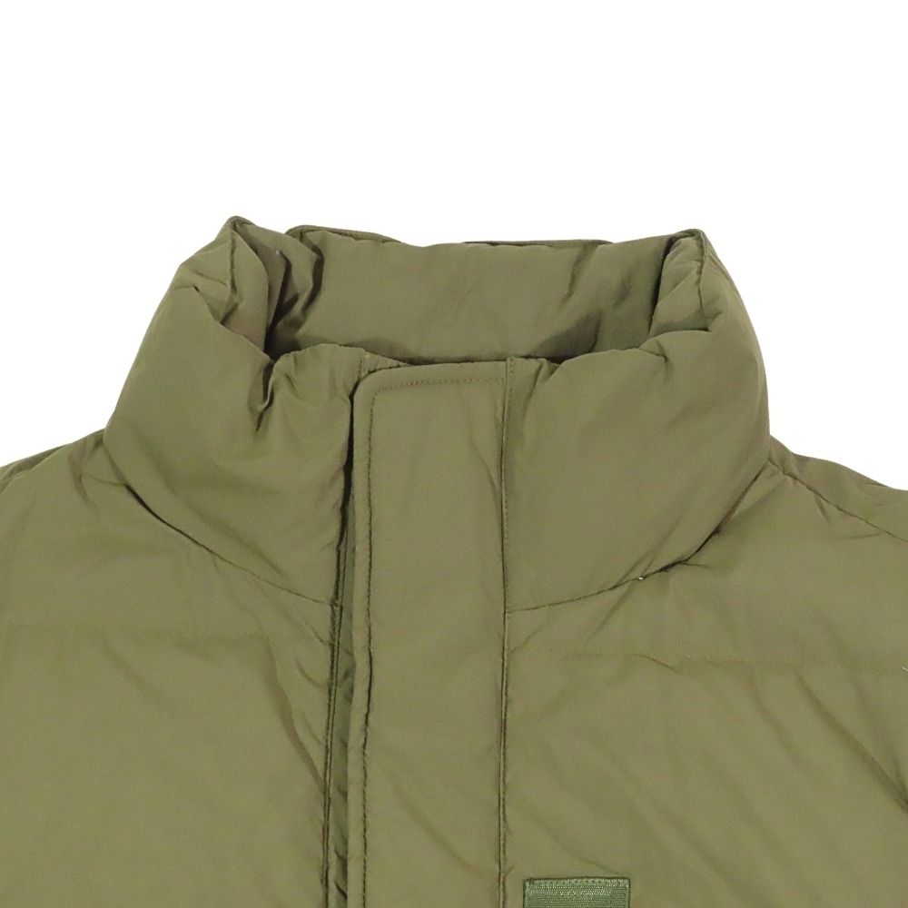 美品 23AW White Mountaineering × TAION ホワイトマウンテニアリング ダウンベスト ジャケット キルティング 0 カーキ メンズ 古着 中古 USED 美品 23AW White Mountaineering × TAION ホワイトマウンテニアリング
