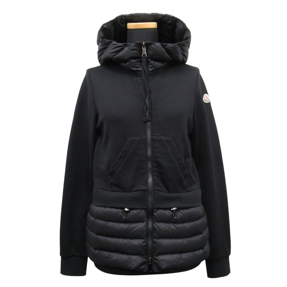美品 MONCLER モンクレール ダウン スウェット 切替 ジャケット 