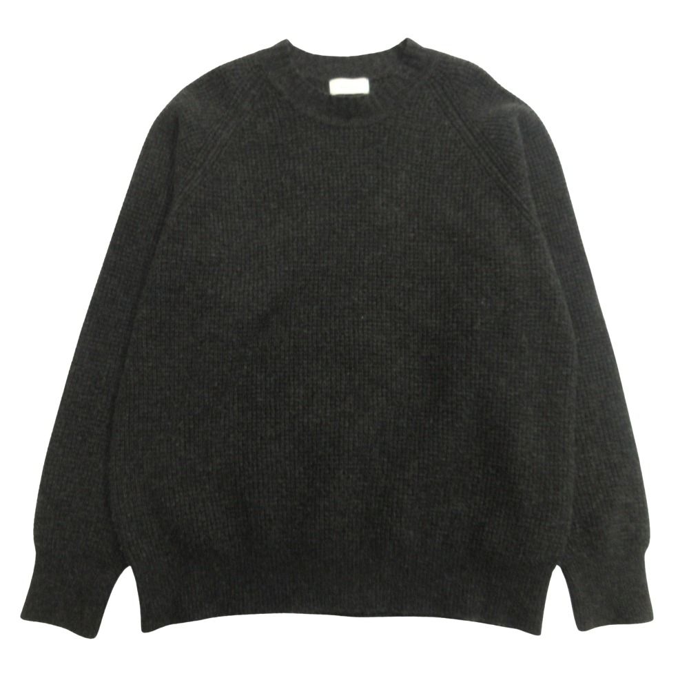 新品同様 フランネル phlannel ウール カシミヤ ニット セーター 