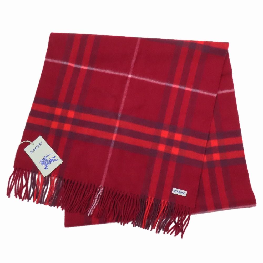 BURBERRY LONDON カシミヤ100% マフラー ノバチェック 英国製 BURBERRY