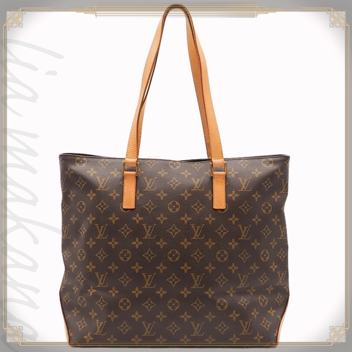 中古】LOUIS VUITTON ルイ ヴィトン カバメゾ モノグラム・キャンバス 