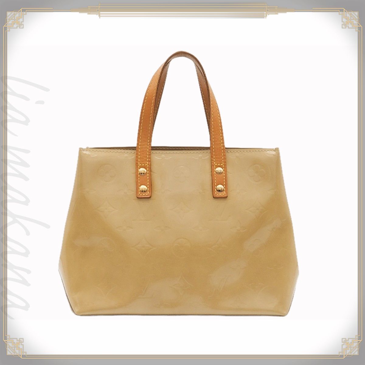 中古】LOUIS VUITTON ルイ ヴィトン リード PM モノグラム・ヴェルニ 